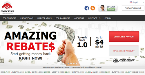 Screenshot Mayzus Investment Company